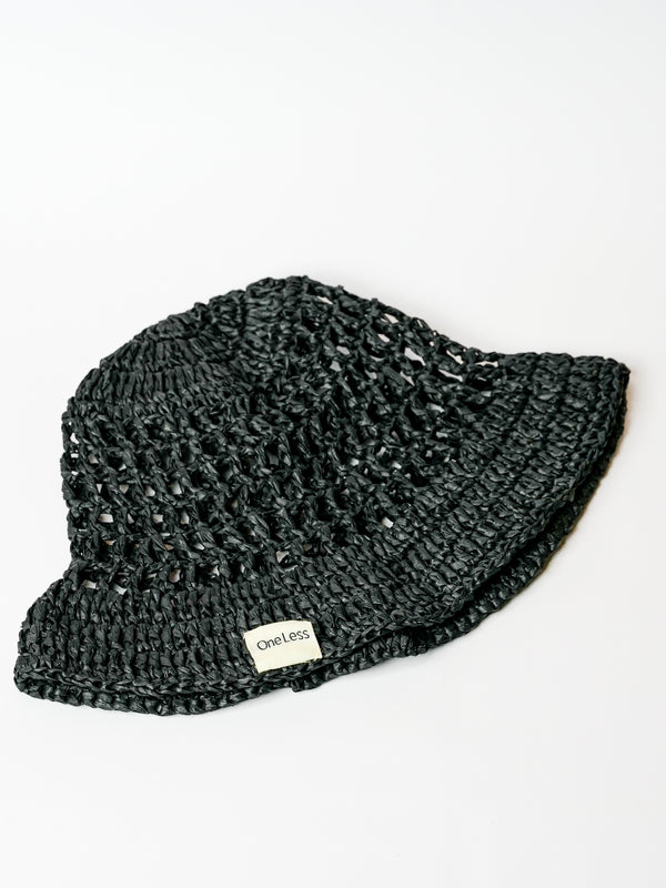 RAFFIA BUCKET HAT RIPPLE