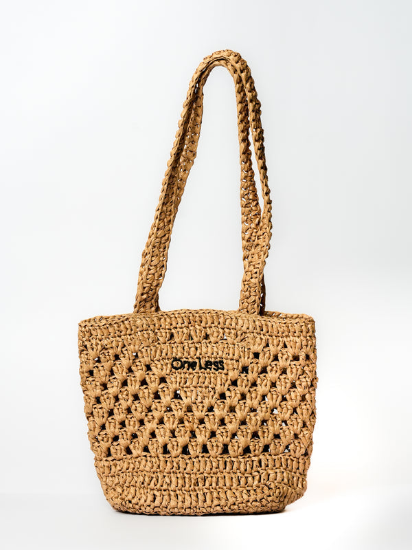 RAFFIA TOTE MICRO
