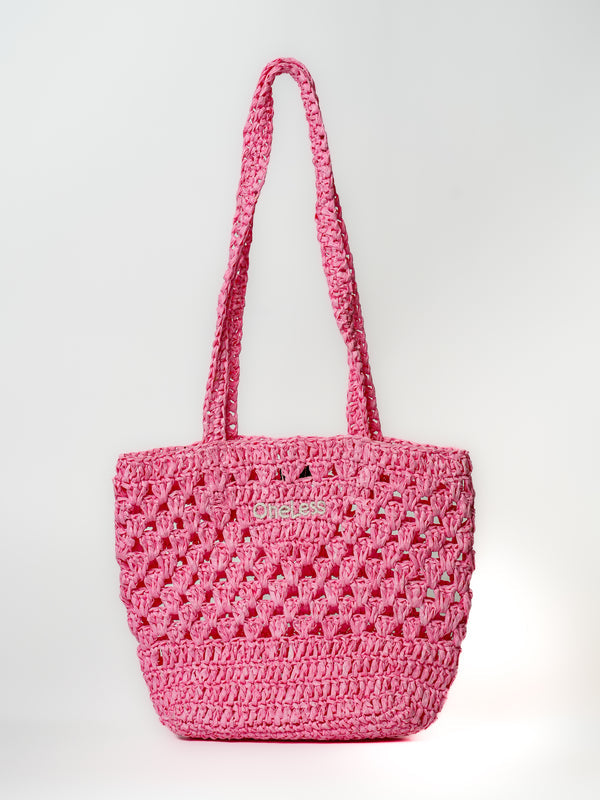 RAFFIA TOTE MICRO