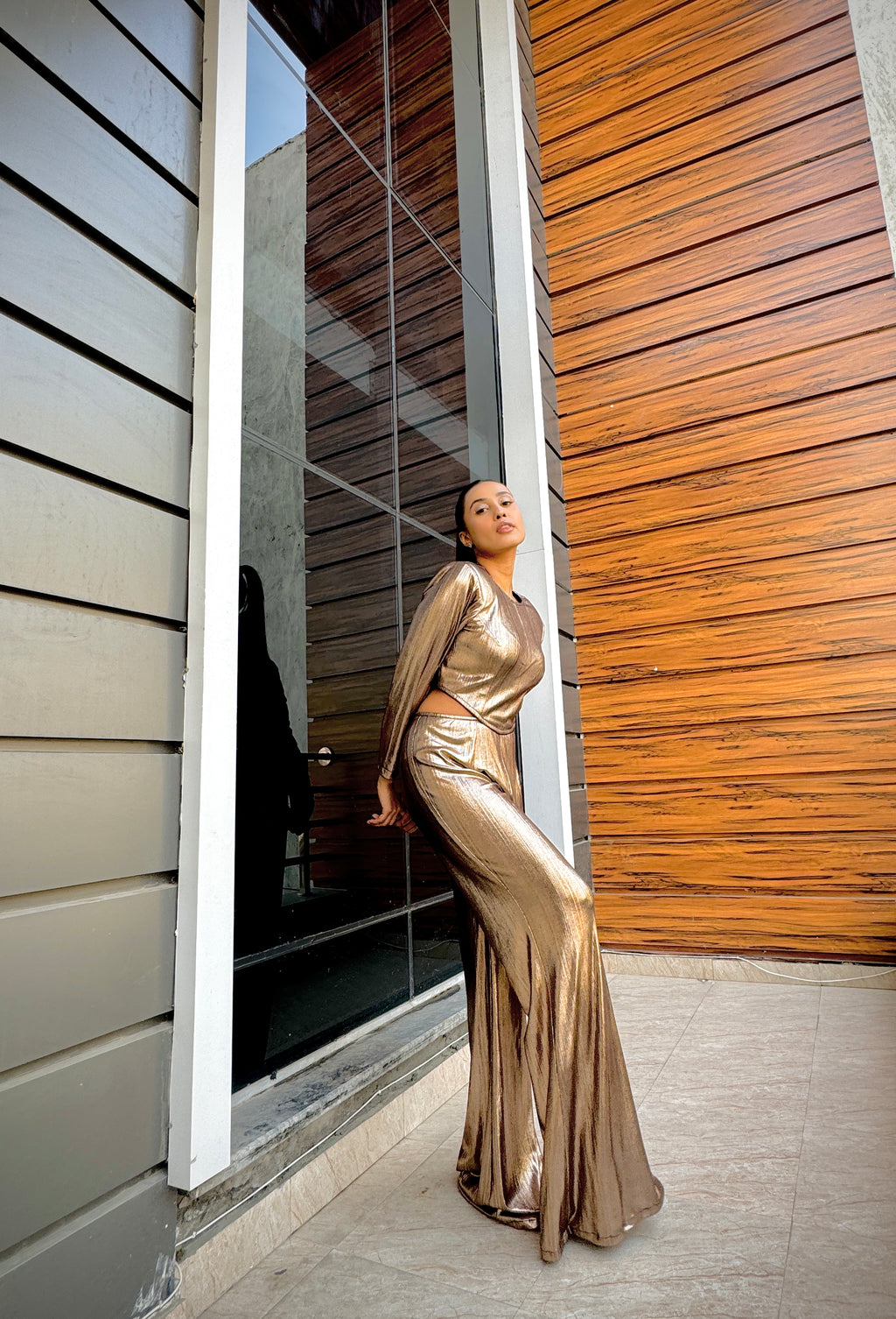 GOLDEN GODDESS JUMPSUIT