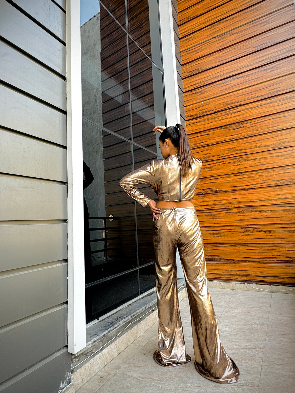 GOLDEN GODDESS JUMPSUIT