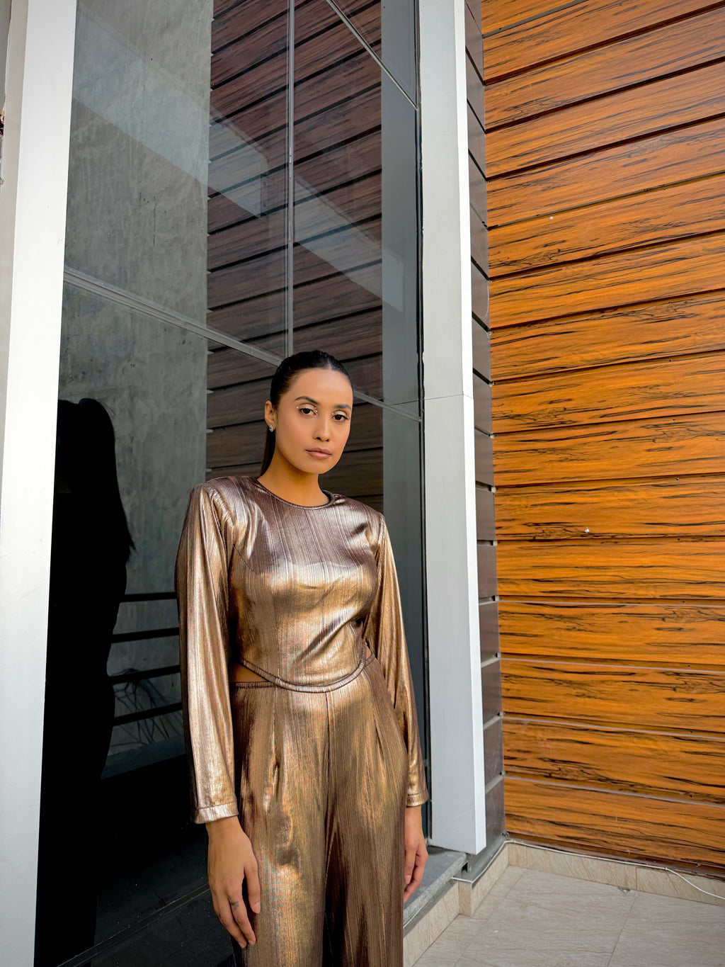 GOLDEN GODDESS JUMPSUIT