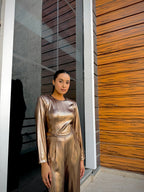 GOLDEN GODDESS JUMPSUIT