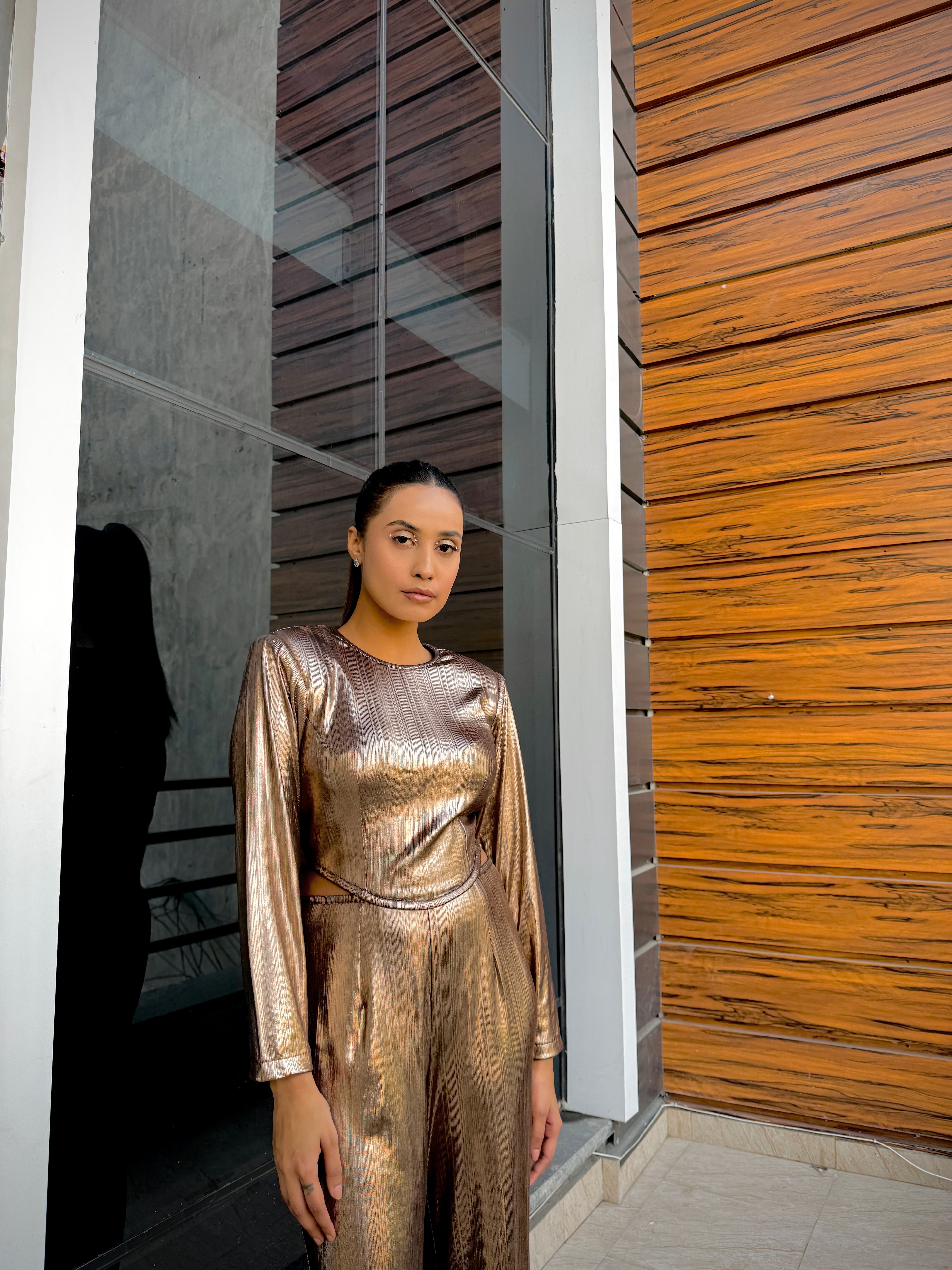 GOLDEN GODDESS JUMPSUIT