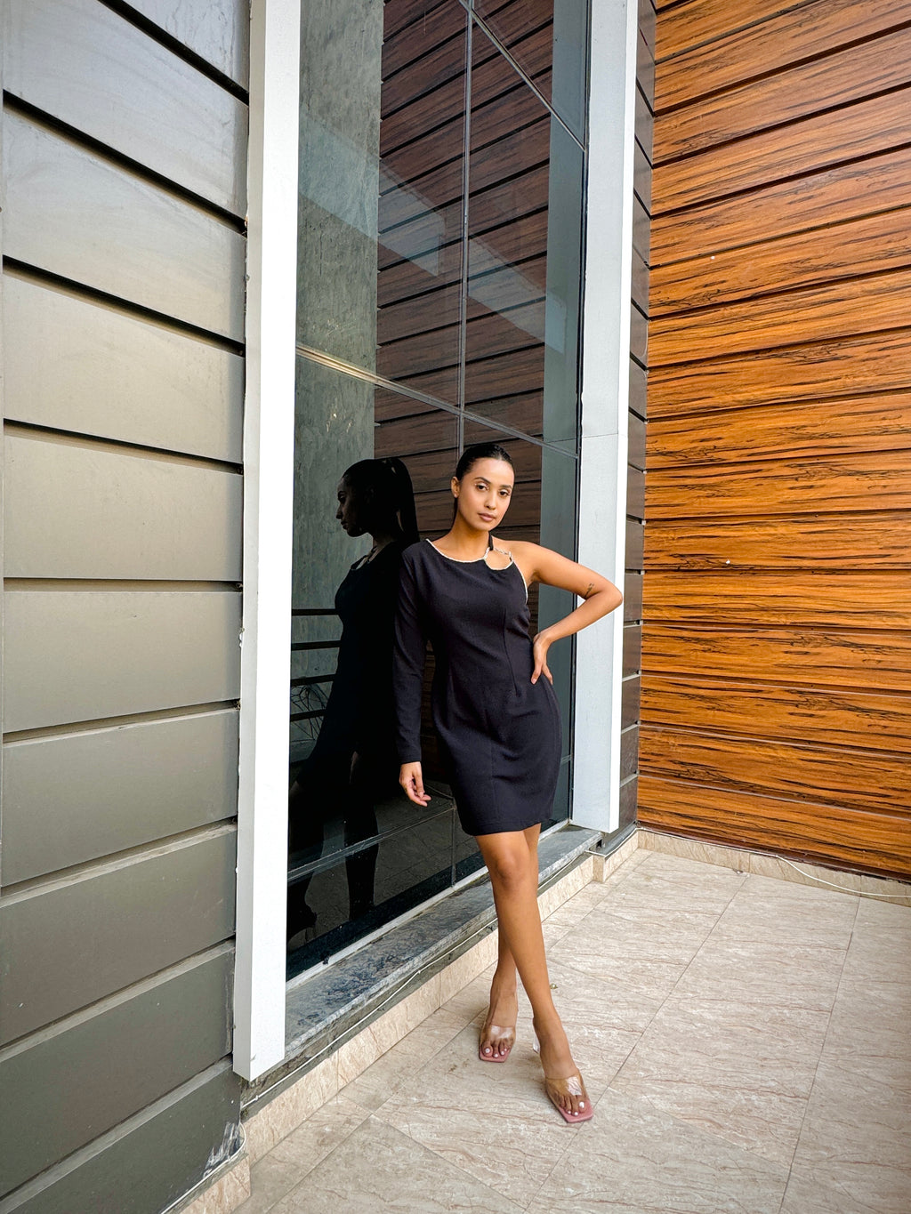 TWISTED LITTLE BLACK DRESS