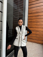 AILA TWEED LONG JACKET