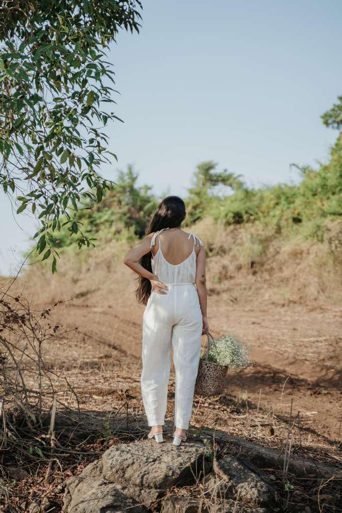 Tie Up Strap Jumpsuit