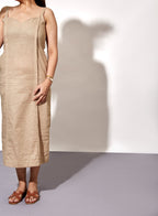 Golden Hour Beige Dress