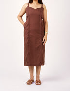 Golden Hour Brown Dress