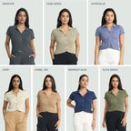 Lounge Collared Crop Top