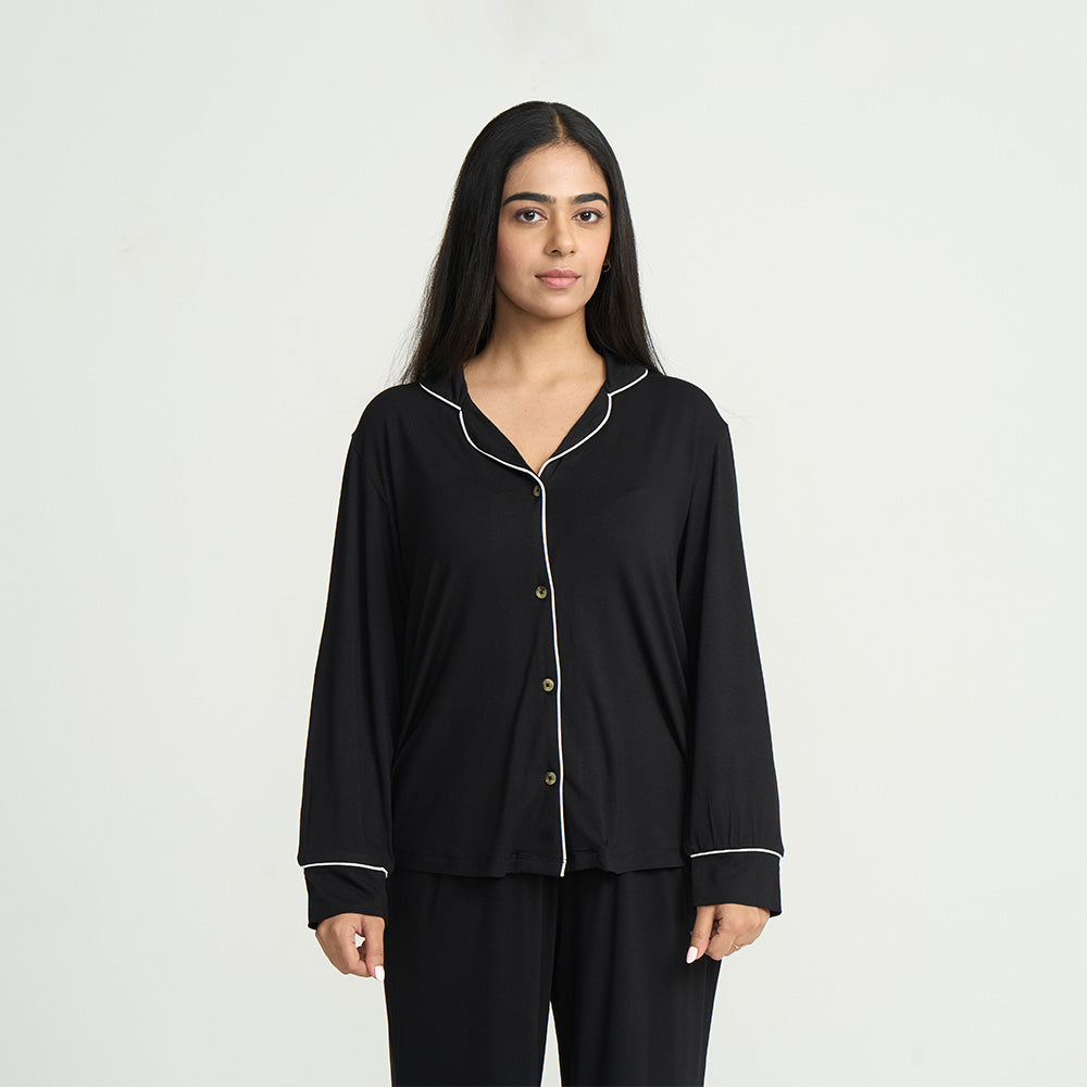 Women's Pyjama Set - Pant & Long Sleeve Shirt