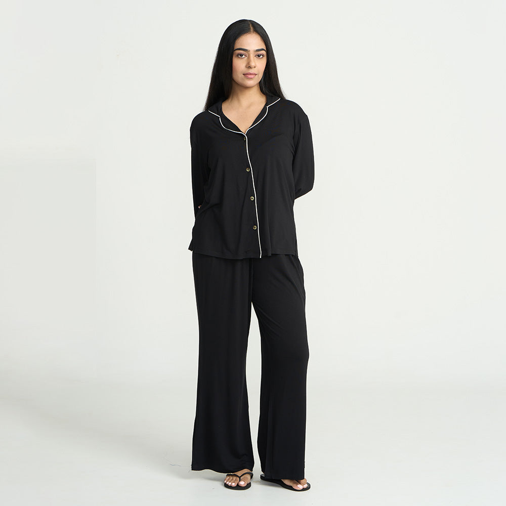 Women's Pyjama Set - Pant & Long Sleeve Shirt