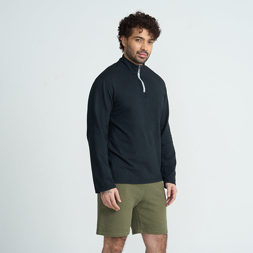 Classic Men's Quarter Zip Sweatshirt