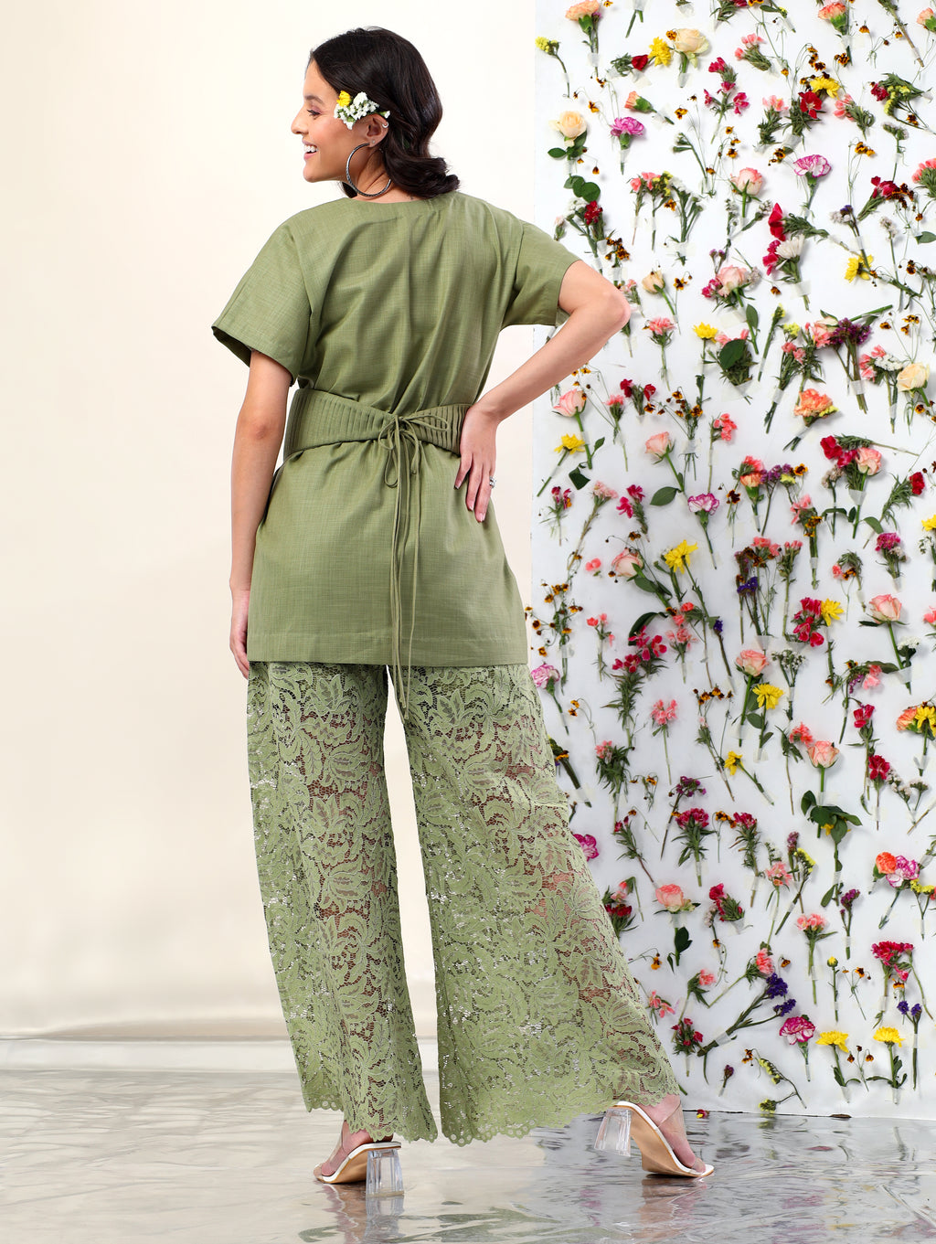 OLIVE BLOSSOM COORD SET