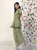 OLIVE BLOSSOM COORD SET