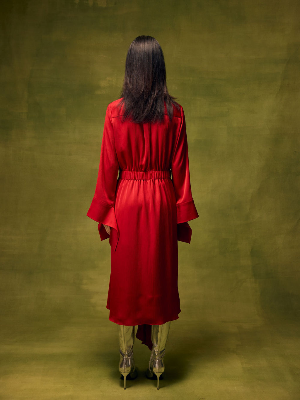 Roselle Glow Asymmetrical Dress