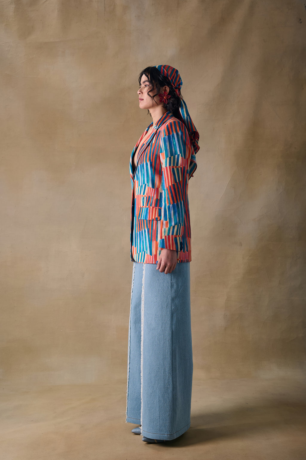 Asilah Stripe Blazer