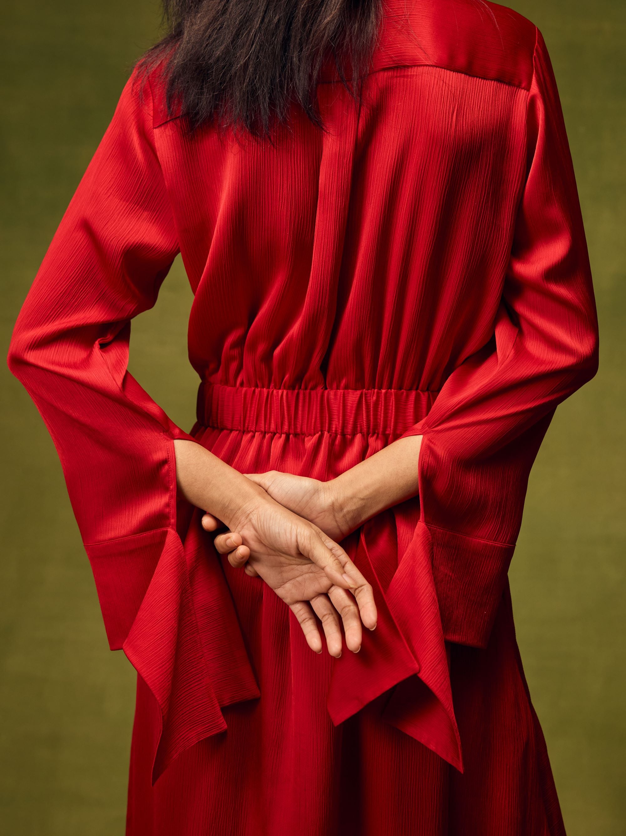 Roselle Glow Asymmetrical Dress