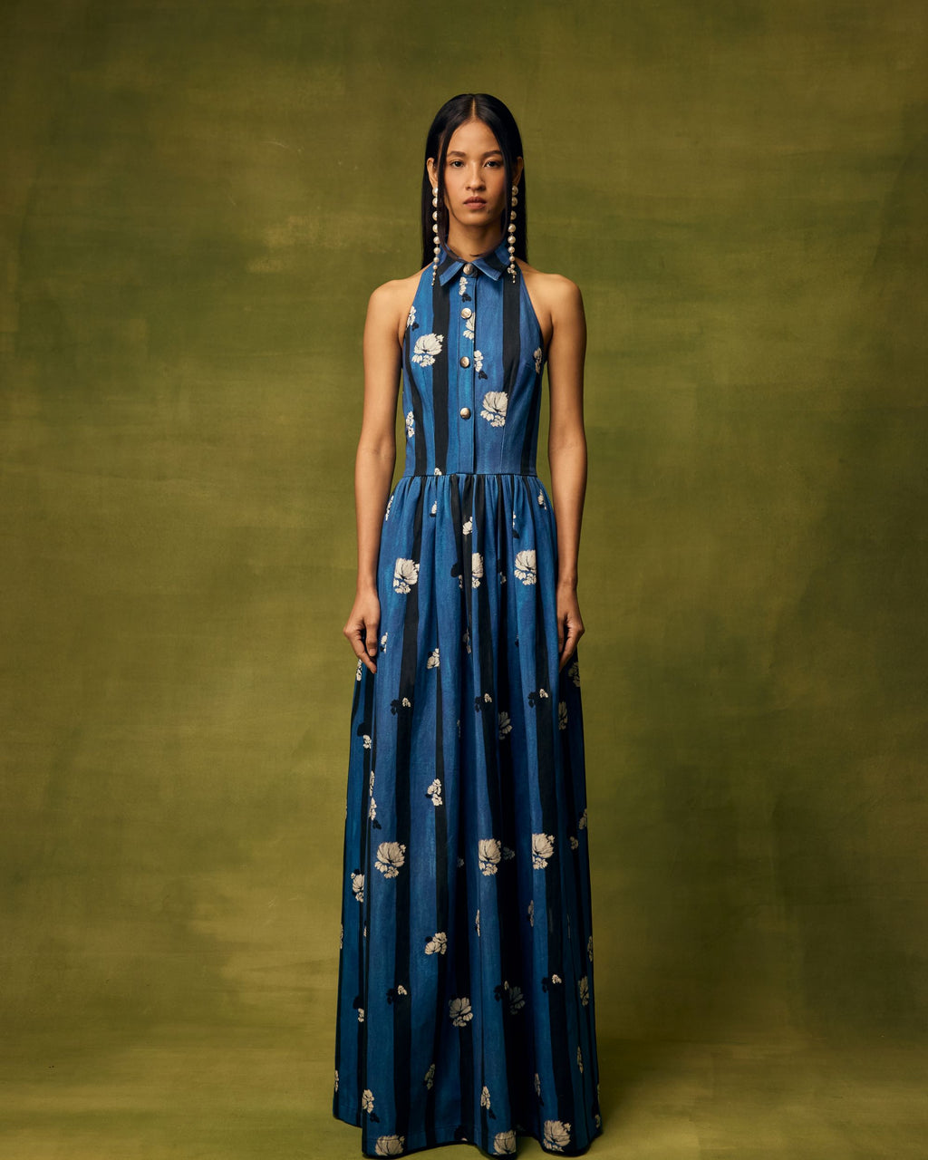 Saphiré Bloom Vested Maxi Dress