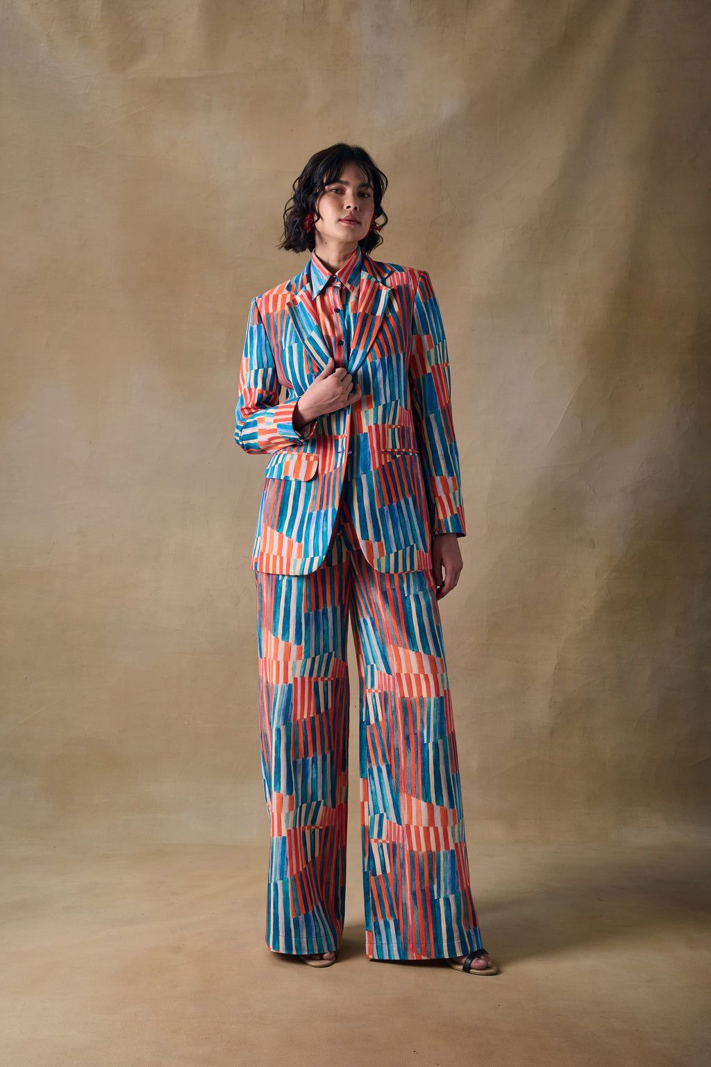 Asilah Stripe Blazer