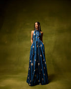 Saphiré Bloom Vested Maxi Dress