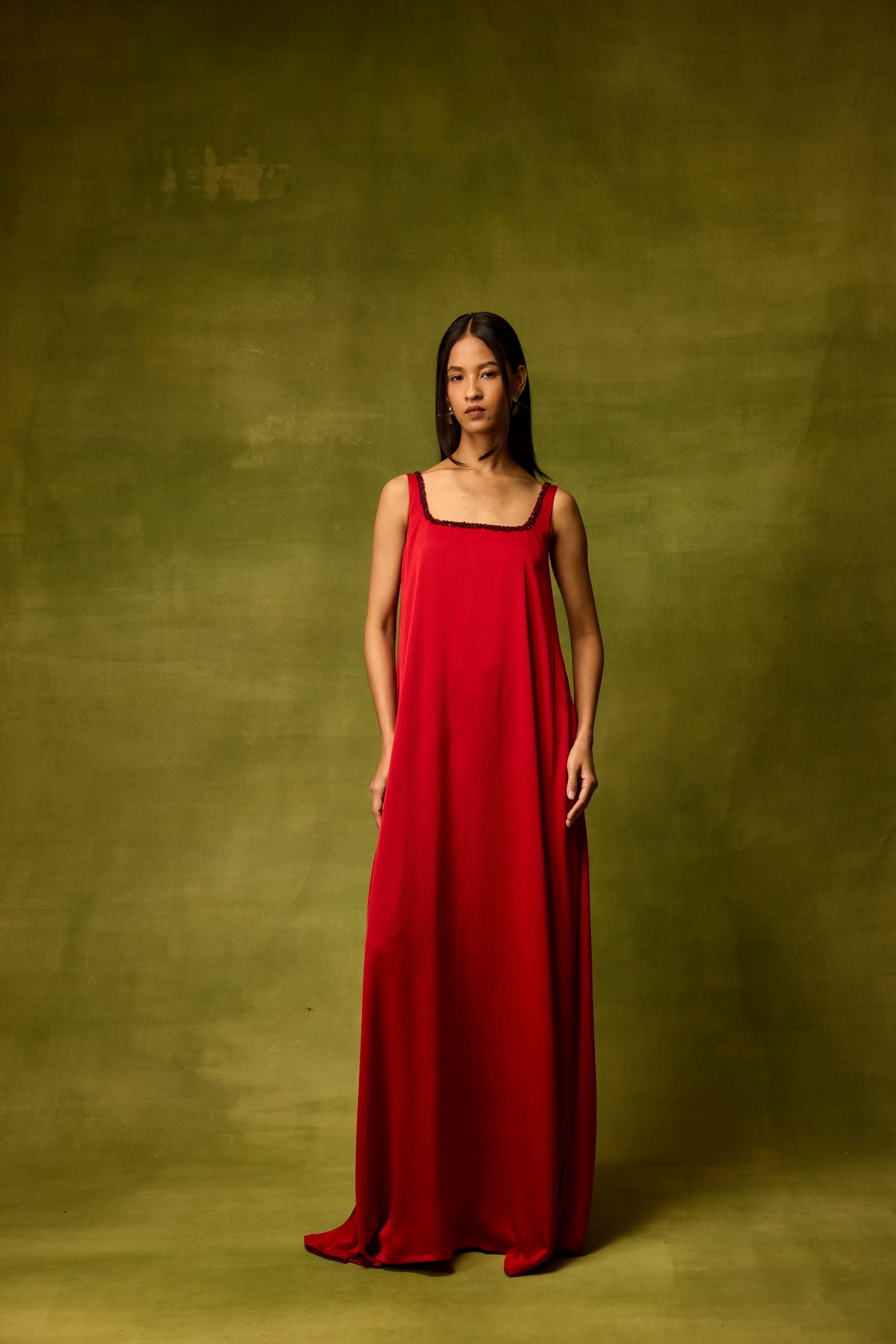Roselle Glow Maxi Dress