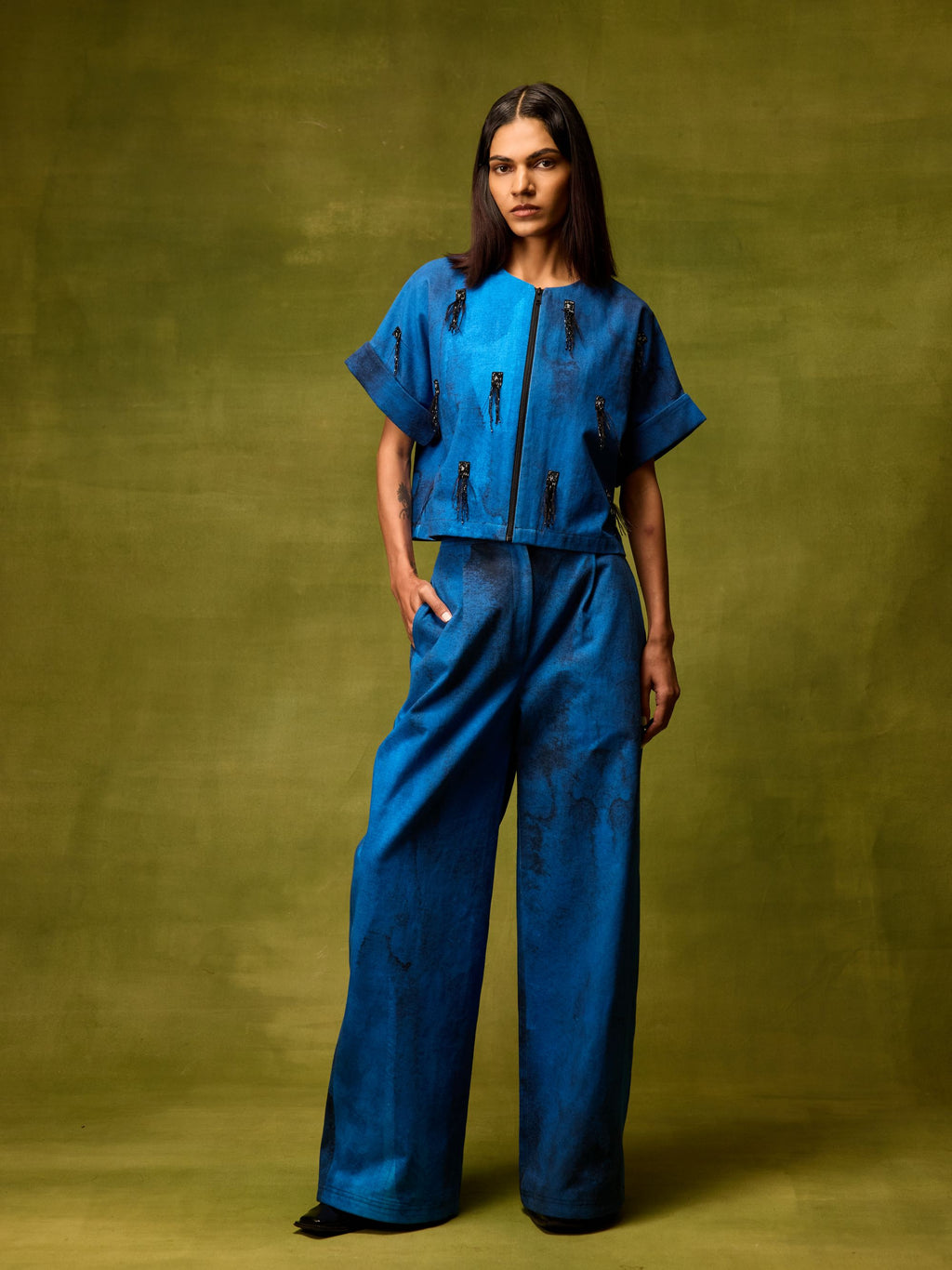 Saphiré Muse Kimono Top