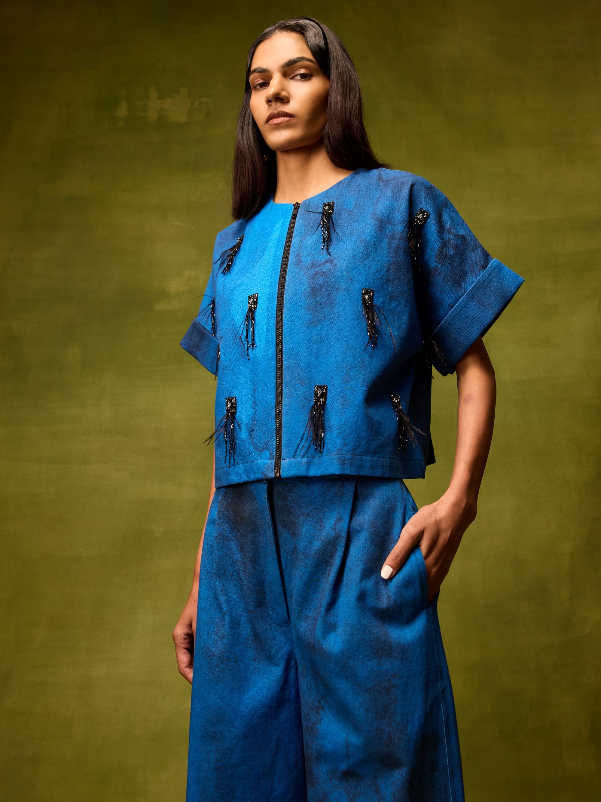 Saphiré Muse Kimono Top