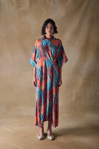 Asilah Stripe Asymmetrical Dress