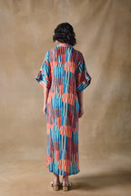 Asilah Stripe Asymmetrical Dress