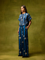 Saphire Bloom Kimono Top