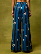 Saphire Bloom Straight Trousers