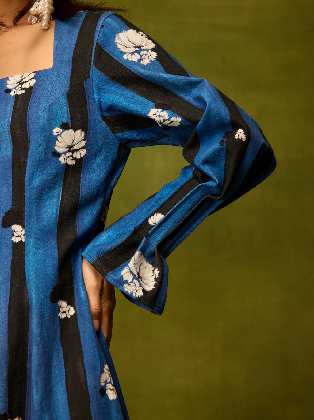 Saphiré Bloom Flora Midi Dress