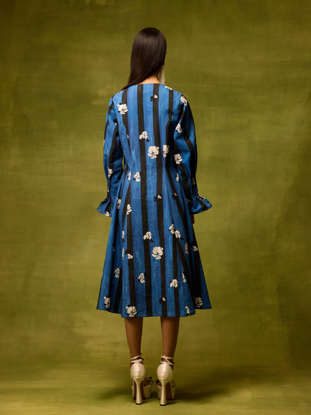 Saphiré Bloom Flora Midi Dress