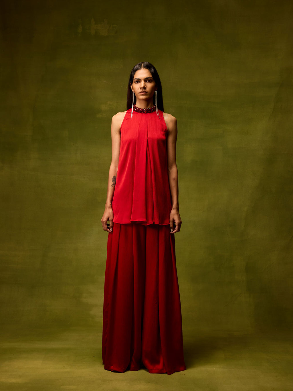 Roselle Glow Halter Top