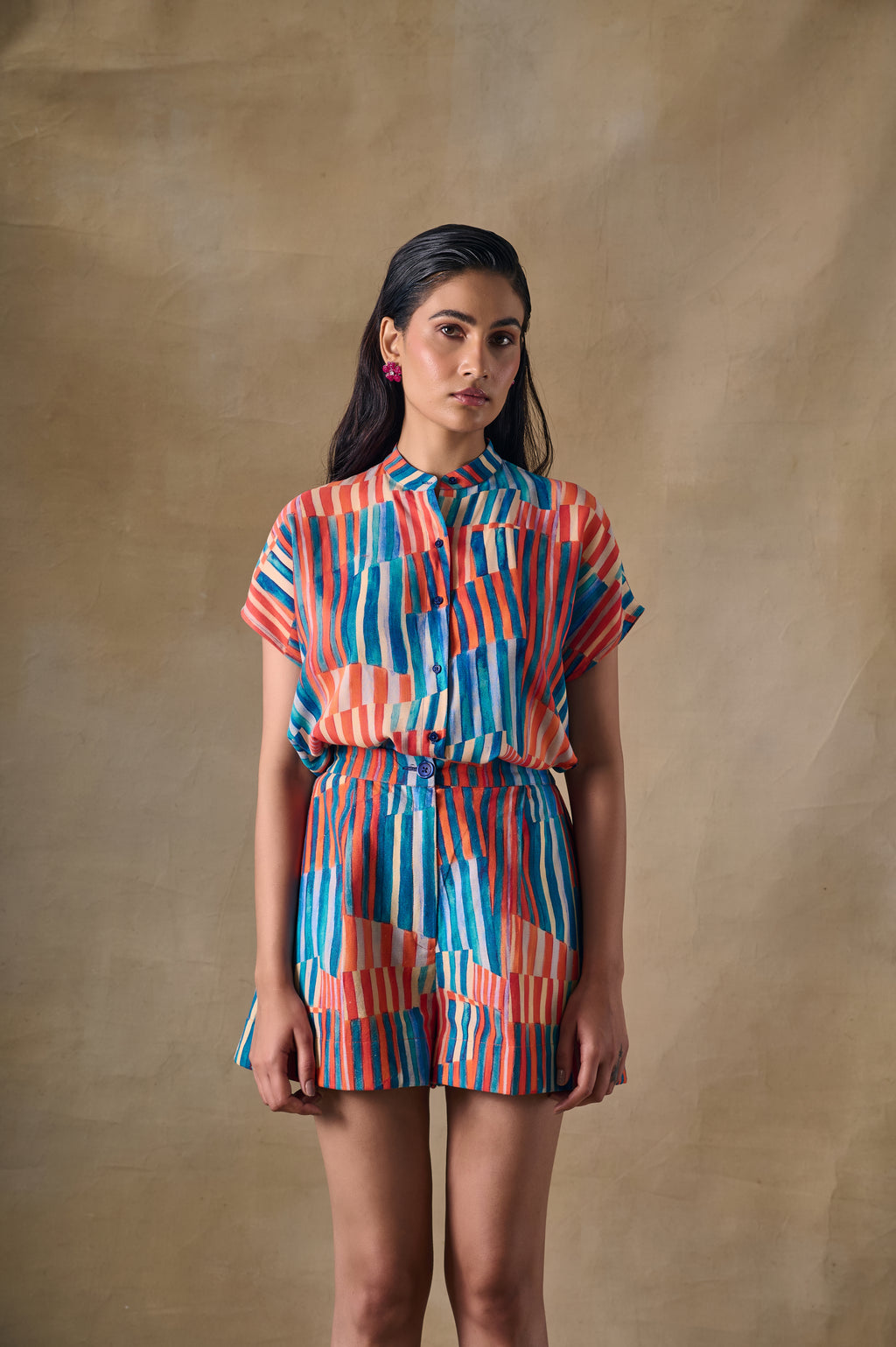 Asilah Stripe Shorts