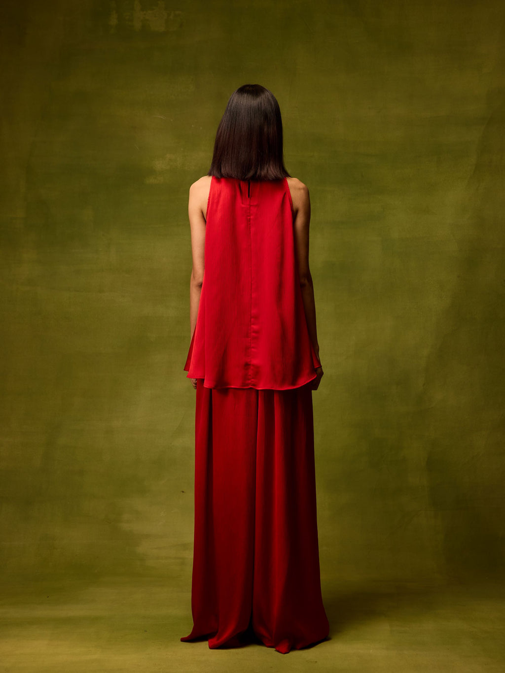 Roselle Glow Flared Pants