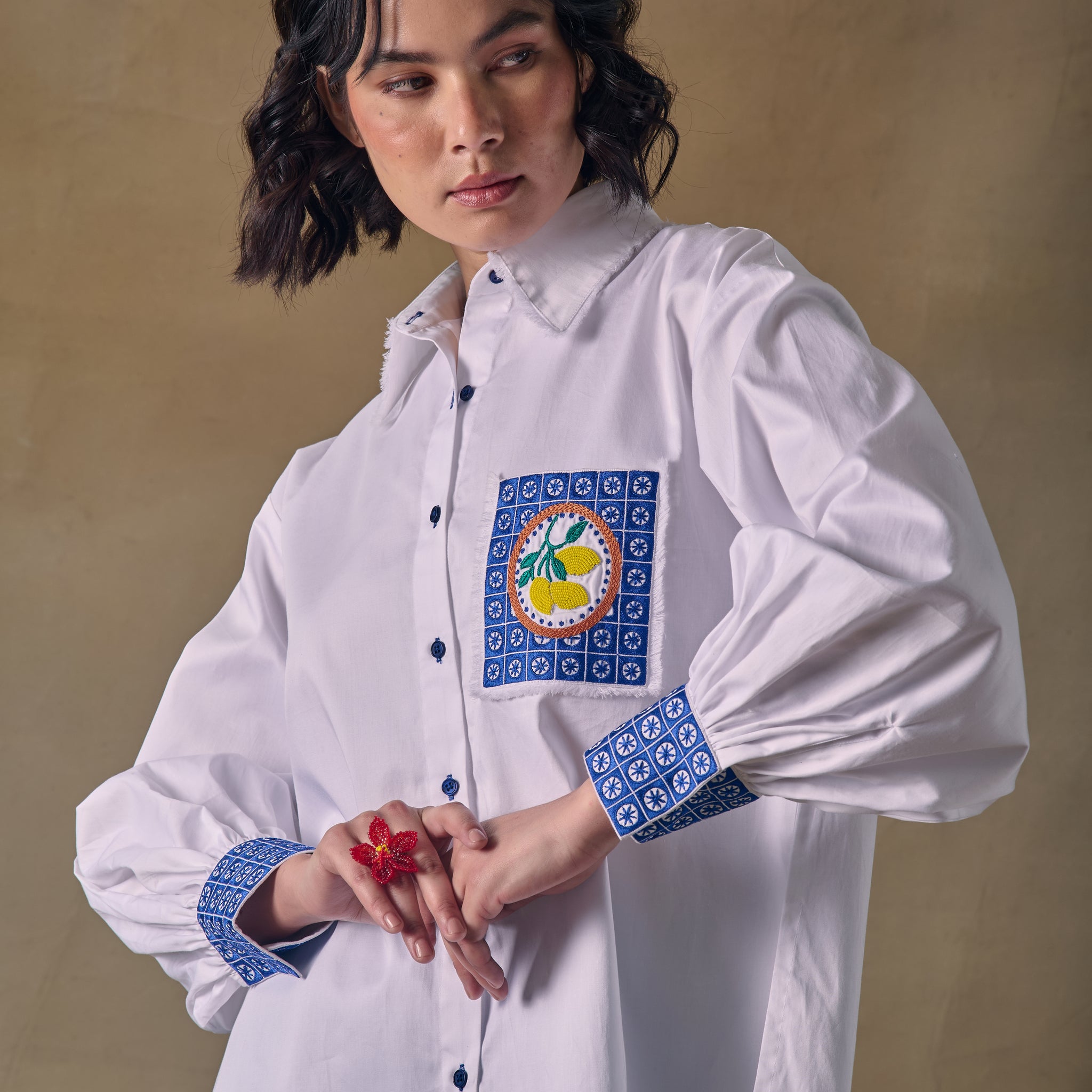 Zellige Embroidered Shirt