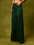 Emerald Muse Straight Trousers