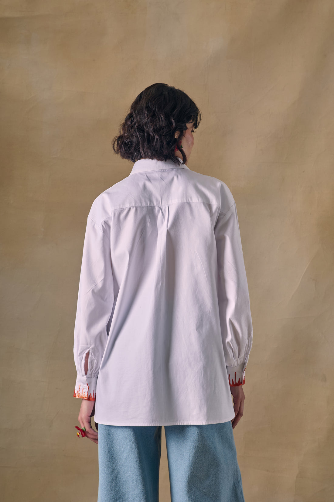 Citrus Blanc Embroidered Shirt