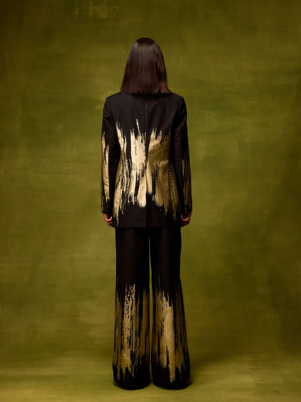 Twilight Gold Straight Trousers