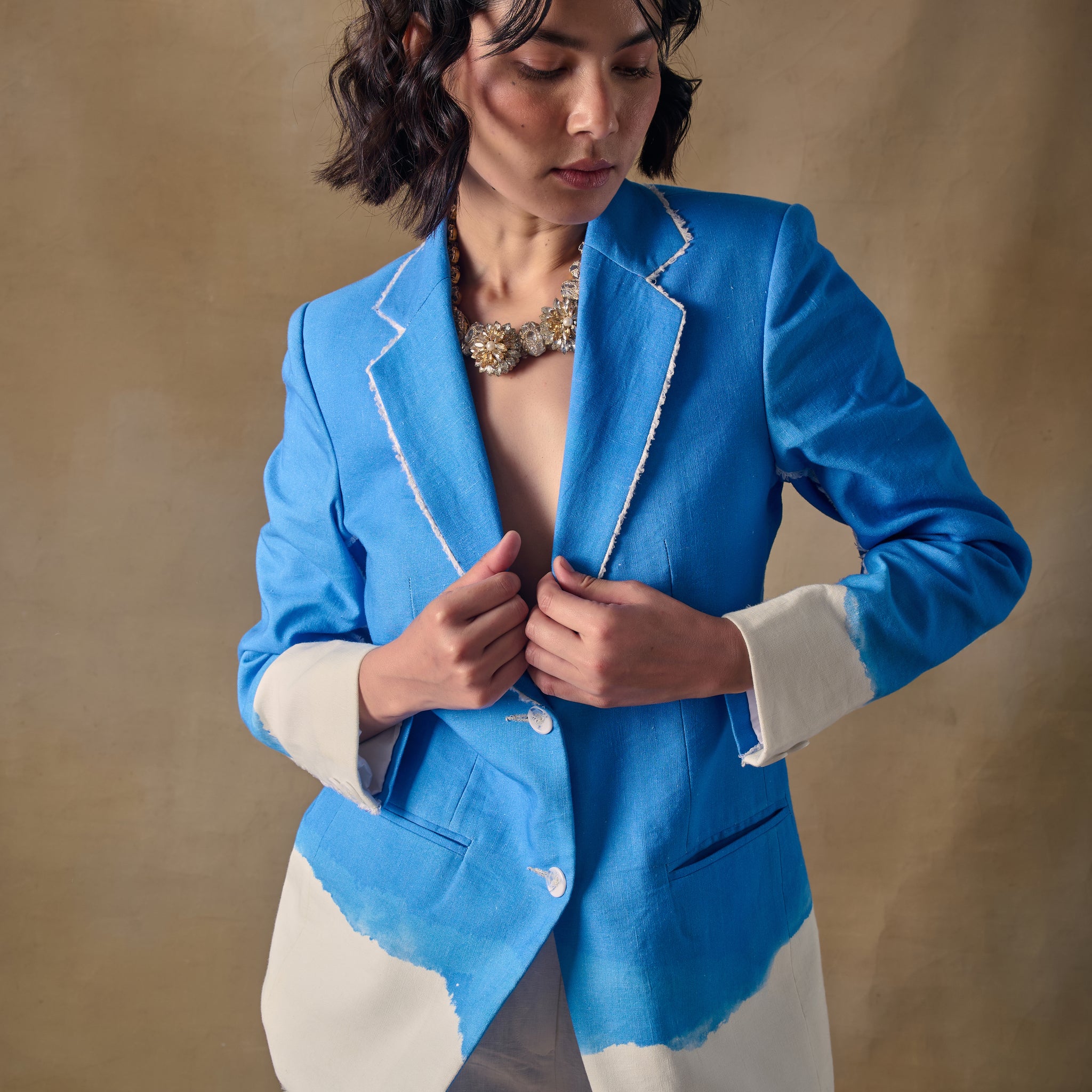 Blue Washed Blazer