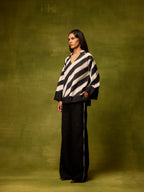 Vienna Stripe Kaftan Top