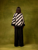 Vienna Stripe Kaftan Top