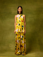 Citrus Bloom Halter Top