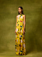 Citrus Bloom Halter Top