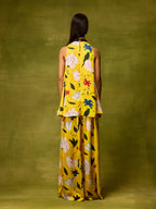 Citrus Bloom Flared Pants