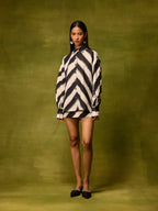 Vienna Stripe Mini Skirt