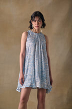 Blue Landscape Monroe Dress