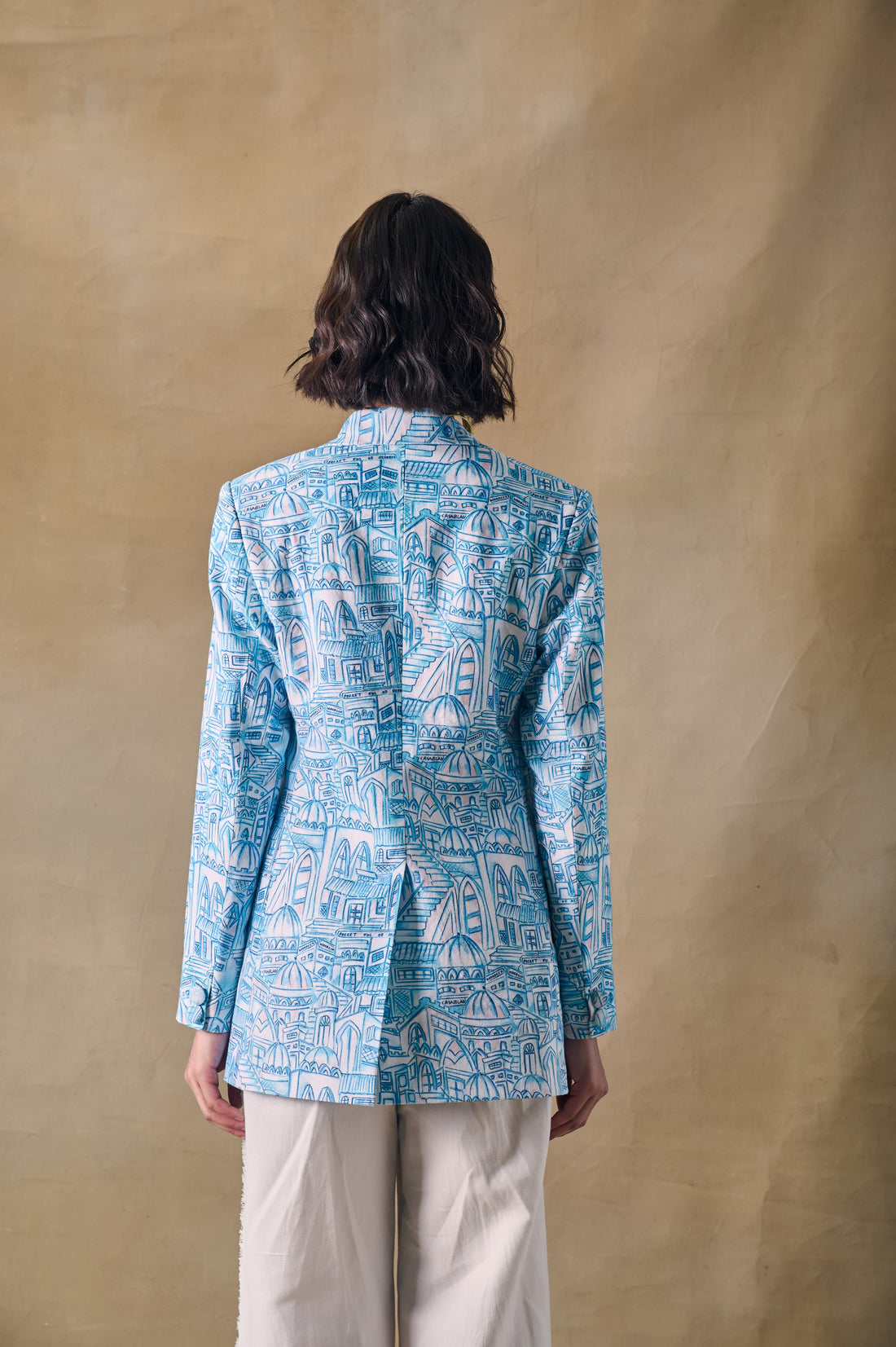 Blue Landscape Blazer